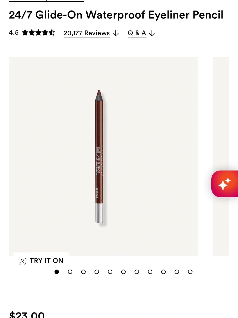 Urban Decay Bourbon Eyeliner Pencil Like New